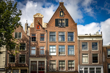traditional buildings in Amsterdam