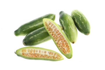 Ivy gourd,Tindly,or Coccinia grandis, Family Cucurbitaceae from South India