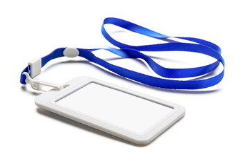 Blank badge on white background