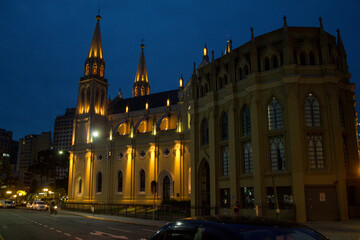 Fototapeta na wymiar Catedral de Curitiba