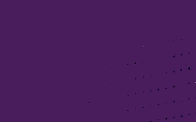 Dark Purple vector background with polygonal style.