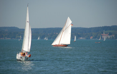 Obraz premium Segelboote am Bodensee