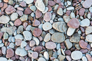 Smooth pebbles background image
