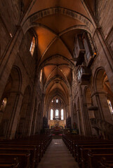 Fototapeta premium Bamberg, Germany - MAY 23 2019 :Interior of Bamberg Cathedral.