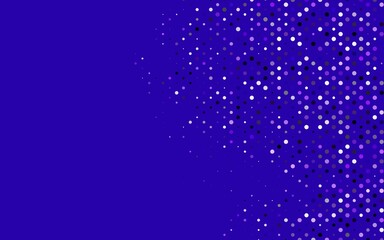 Light Purple vector backdrop with dots.