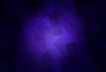 Dark Purple vector template with rhombus.