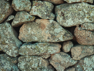 Muro de Rocas de piedra rustica