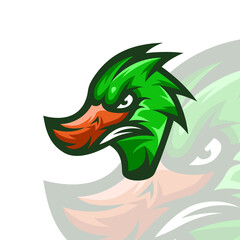 Duck Mascot Illustration