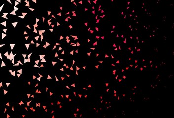 Dark Red vector pattern with polygonal style.