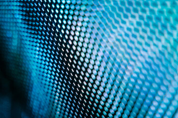 Naklejka premium CloseUp LED blurred screen. LED soft focus background. abstract background ideal for design.