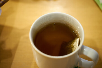 お茶・紅茶・マグカップ・ほうじ茶・ティーパック