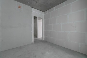 new apartment without finishing