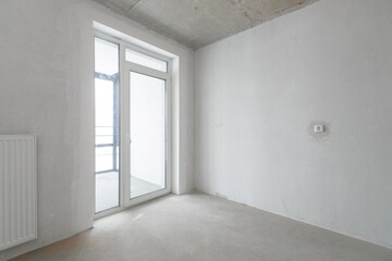 new apartment without finishing