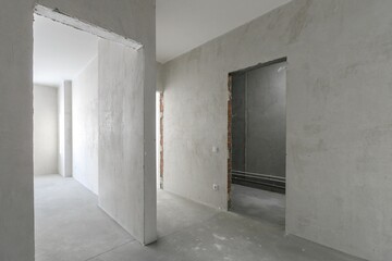 new apartment without finishing