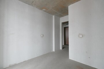 new apartment without finishing