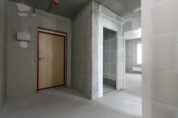 new apartment without finishing