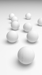 White abstract background. Lowpoly backdrop. Crumpled paper. 3D illustration