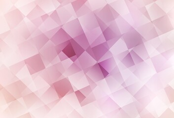 Light Pink vector pattern in square style.