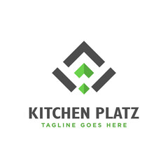 modern food restaurant logo