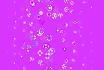 Light Blue, Green vector texture with disks.