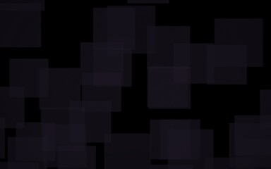 Black abstract background. Backdrop with grey squares. 3D illustration