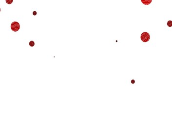 Light red vector texture with disks.