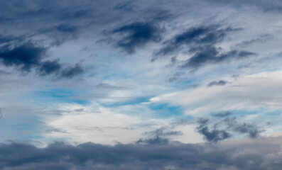 Storm Clouds reveals electric blue sky great for a replacement asset
