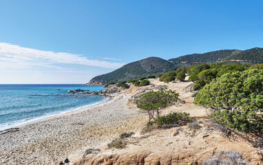 Porto sa Ruxi beach, Villasimius, Sardinia, Italy