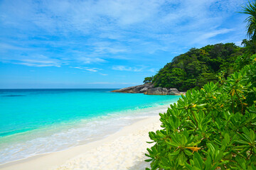 Similan Island is a very beautiful island with crystal clear water and powder white sand. Thailand