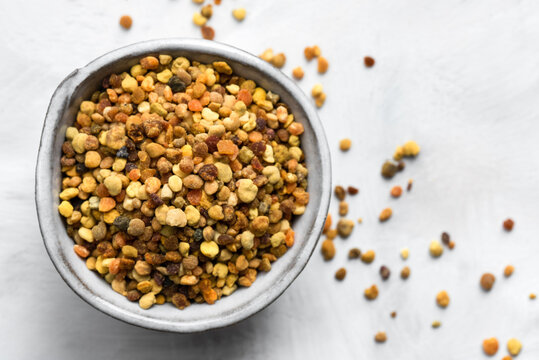 Bee Pollen in a Bowl
