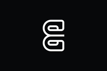 E logo letter design on luxury background. EE logo monogram initials letter concept. E icon logo design. EE elegant and Professional letter icon design on black background. E EE