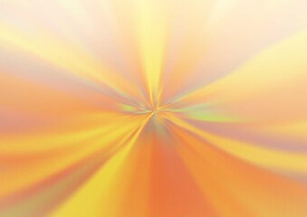 Obraz premium Light Yellow, Orange vector modern bokeh pattern.