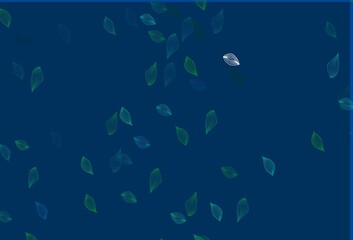 Light Blue, Green vector doodle layout.