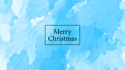 Merry christmas watercolor background vector design