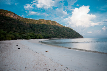 beautiful landscape of seven edges ( Bay Canh island) beach at Con Dao island, Viet Nam