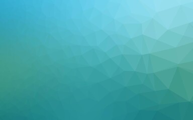 Fototapeta premium Light BLUE vector abstract polygonal cover.