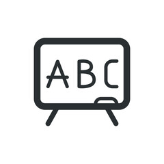 Chalkboard icon