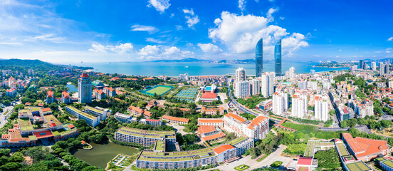 Scenery of Xiamen University in Fujian Province, China