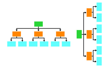 Vector illustration for Tree Diagram EPS10