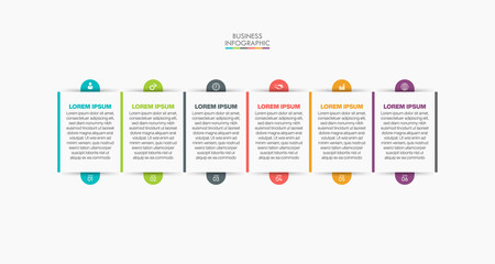 Business data visualization. timeline infographic icons designed for abstract background template milestone element modern diagram process technology digital marketing data presentation chart Vector