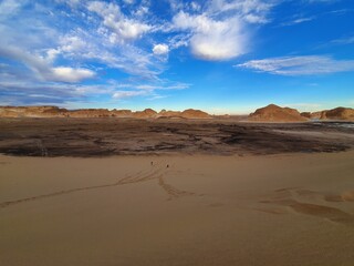Siwa desert in egypt