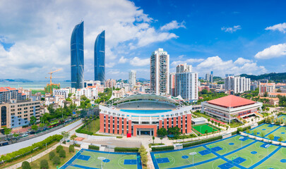 Scenery of Xiamen University in Fujian Province, China