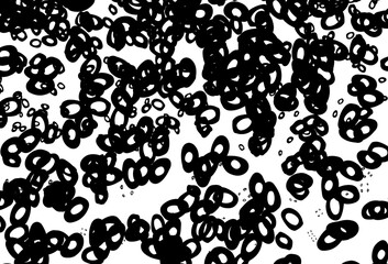 Black and white vector backdrop with dots.