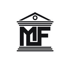 MF law logo design