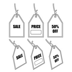 Sale price tags
