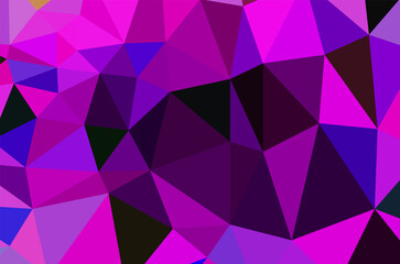 Obraz premium Purple abstract geometric pattern, triangles background, polygonal