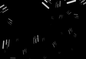 Dark silver, gray vector pattern with narrow lines.