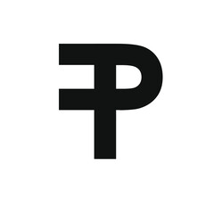 Fototapeta premium FP logo design