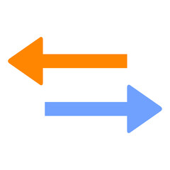 Flat Vector icon for Two Dimension EPS10