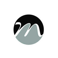 M logo